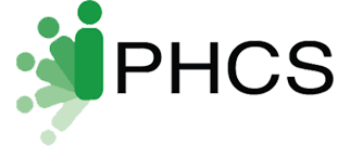 PHCS Insurance Logo with Black Letters and Green Logo