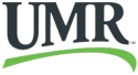 UMR Health Insurance logo with black letters and green underline
